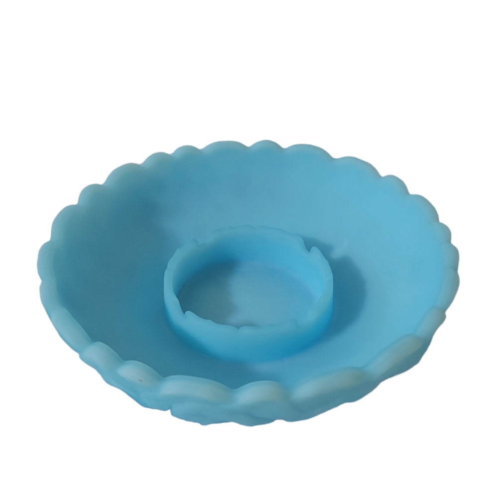Fenton Satin Glass Ashtray Bowl